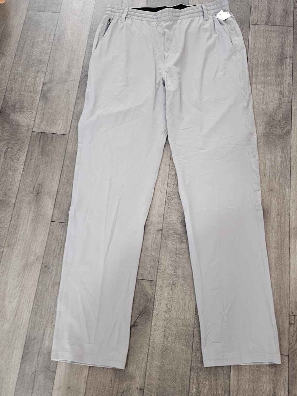 Skinny Water Culture Men's Light Gray Performance Chinos Size 34